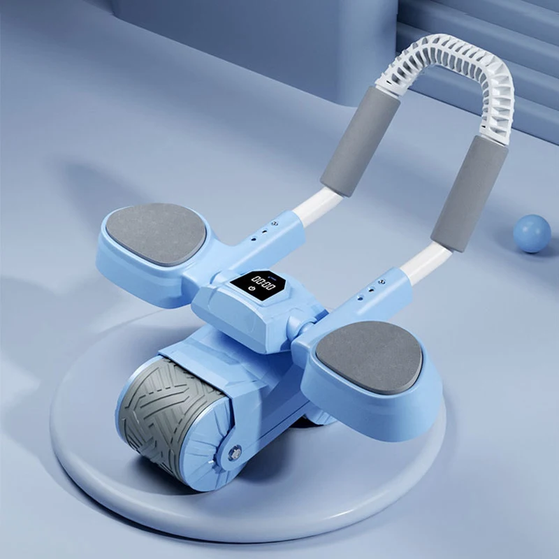 Ab Roller Wheel With Elbow Support - Chargeable Smart Counting Ab Wheel Roller