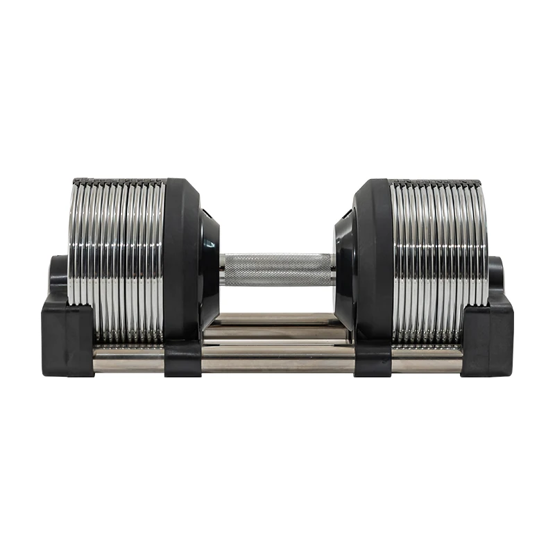 Adjustable Dumbbell Pair 40Kg - Adjustable Dumbbells 24kg/53lb Multi-Weight Workout Accessory