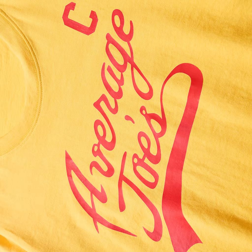 Team Sports - Men Yellow Average Joes T-Shirt Dodgeball