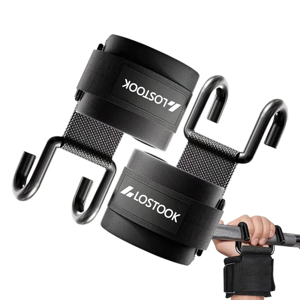 Wrist Wraps Weightlifting Support - 1/2pcs Pull-Up Assist Hook Fitness Wrist