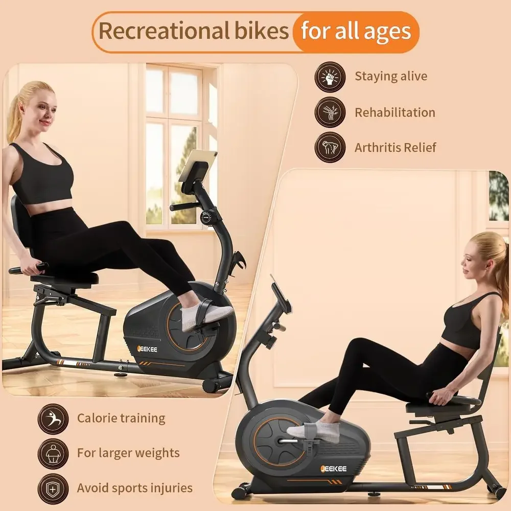 Heavy-Duty 400LB Capacity Magn - Exercise Bike Magnetic Resistance ulasan dan harga
