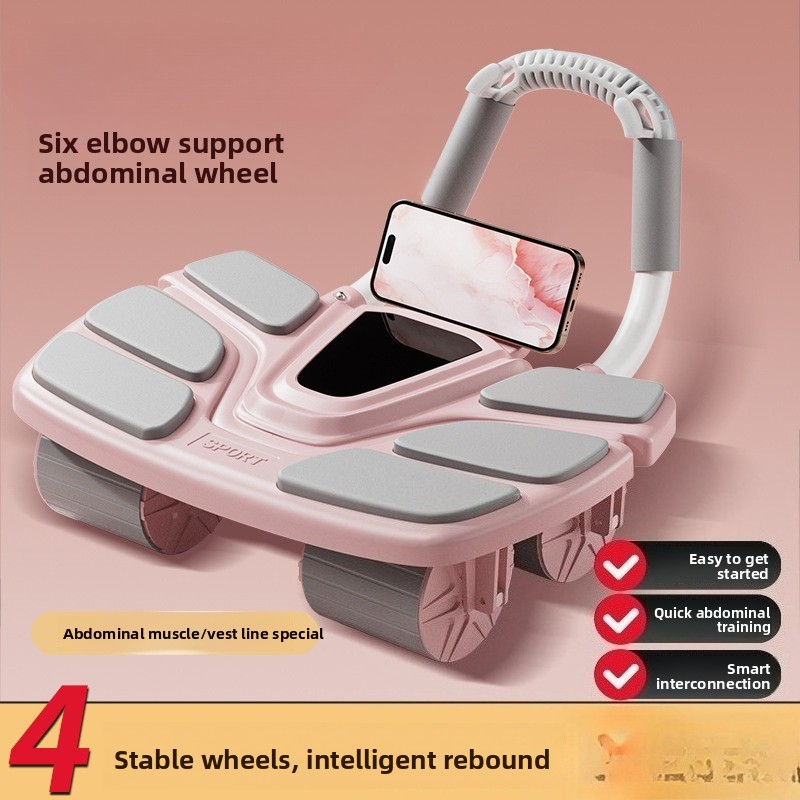 Stomach Wheel Six Elbow Suppor - Ab Roller Wheel With Elbow Support ulasan dan harga