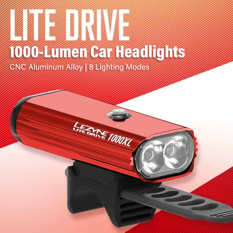 LEZYNE 1000 Lumen Bike Light - - Rechargeable Bicycle Headlight 1000 Lumen ulasan dan harga