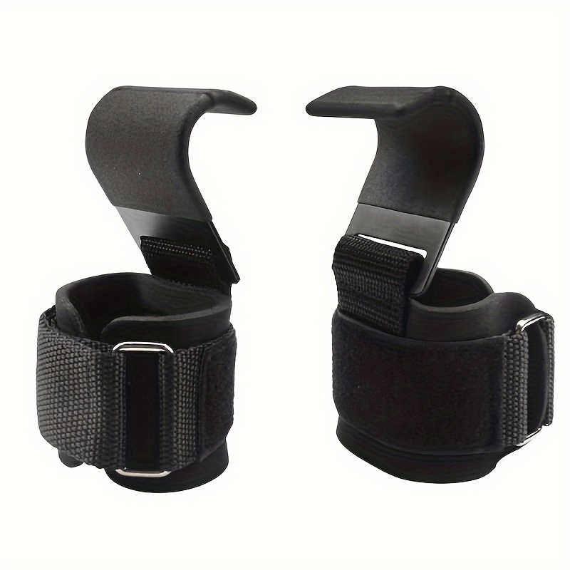 Weight Lifting Hook Grips With - Wrist Wraps Weightlifting Support ulasan dan harga