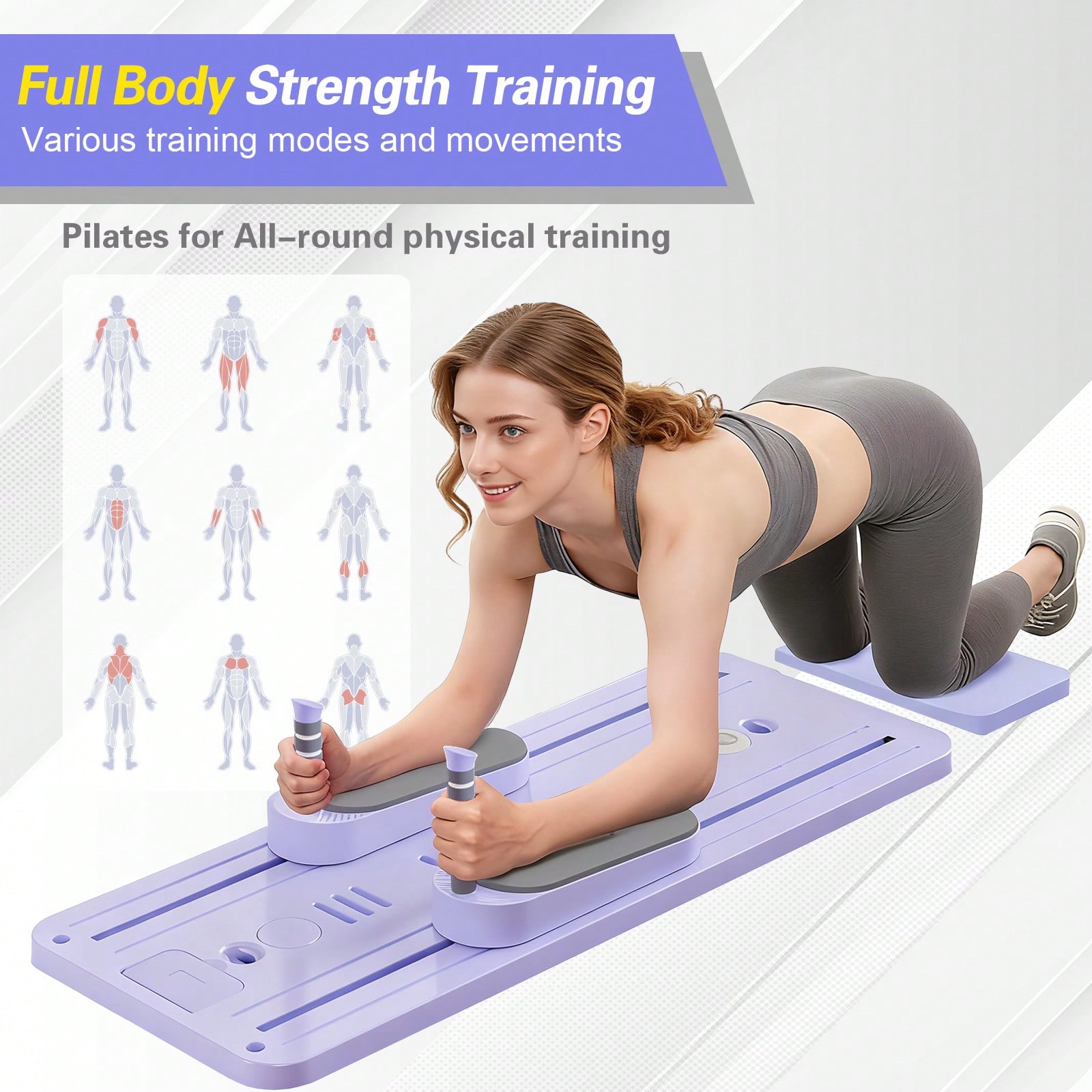Pilates Reformer With Bar, Pil - Fitness Equipment ulasan dan harga