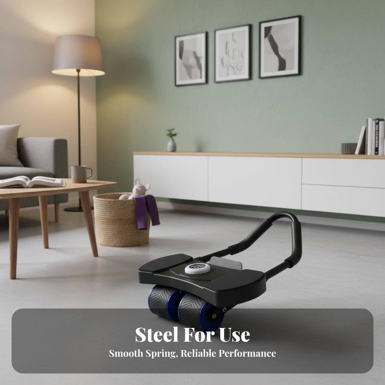 Core Exercise Equipment Abdomi - Ab Roller Wheel With Elbow Support ulasan dan harga