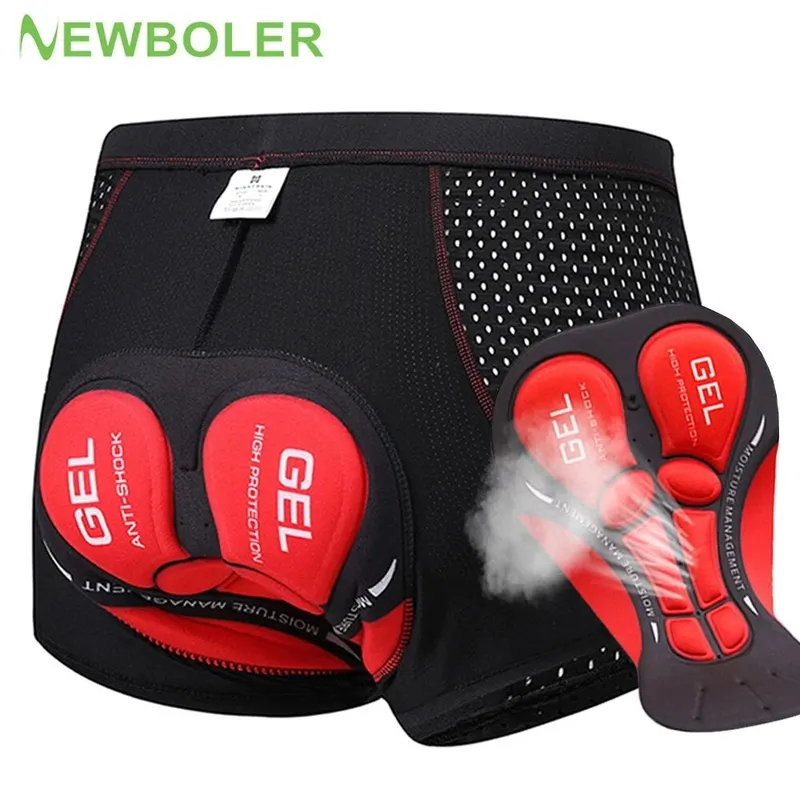 NEWBOLER Men's MTB Cycling Sho - Padded Cycling Shorts 5D Gel ulasan dan harga