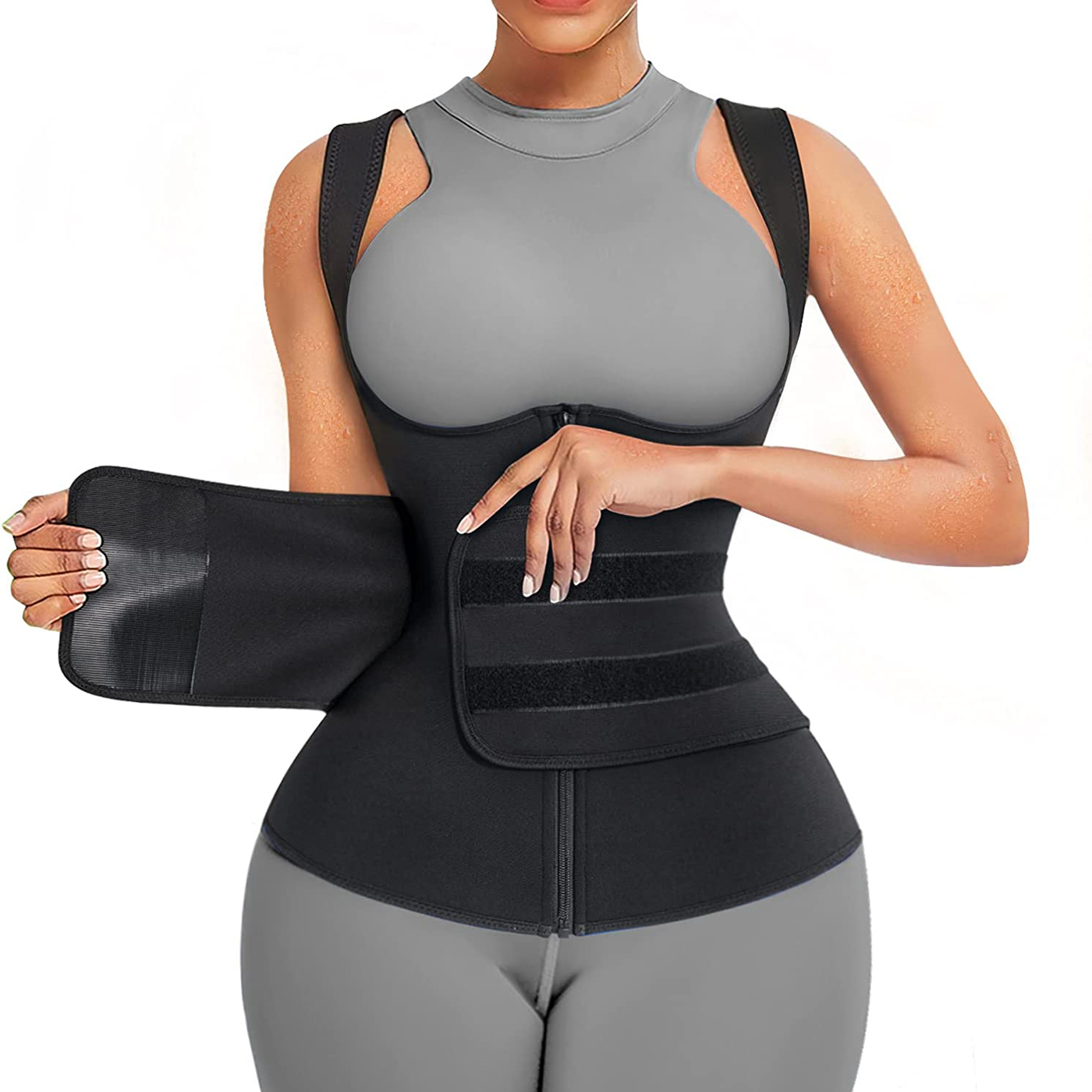 Neoprene Sauna Suit for Women  - Sweat Waist Trainer Belt Neoprene ulasan dan harga