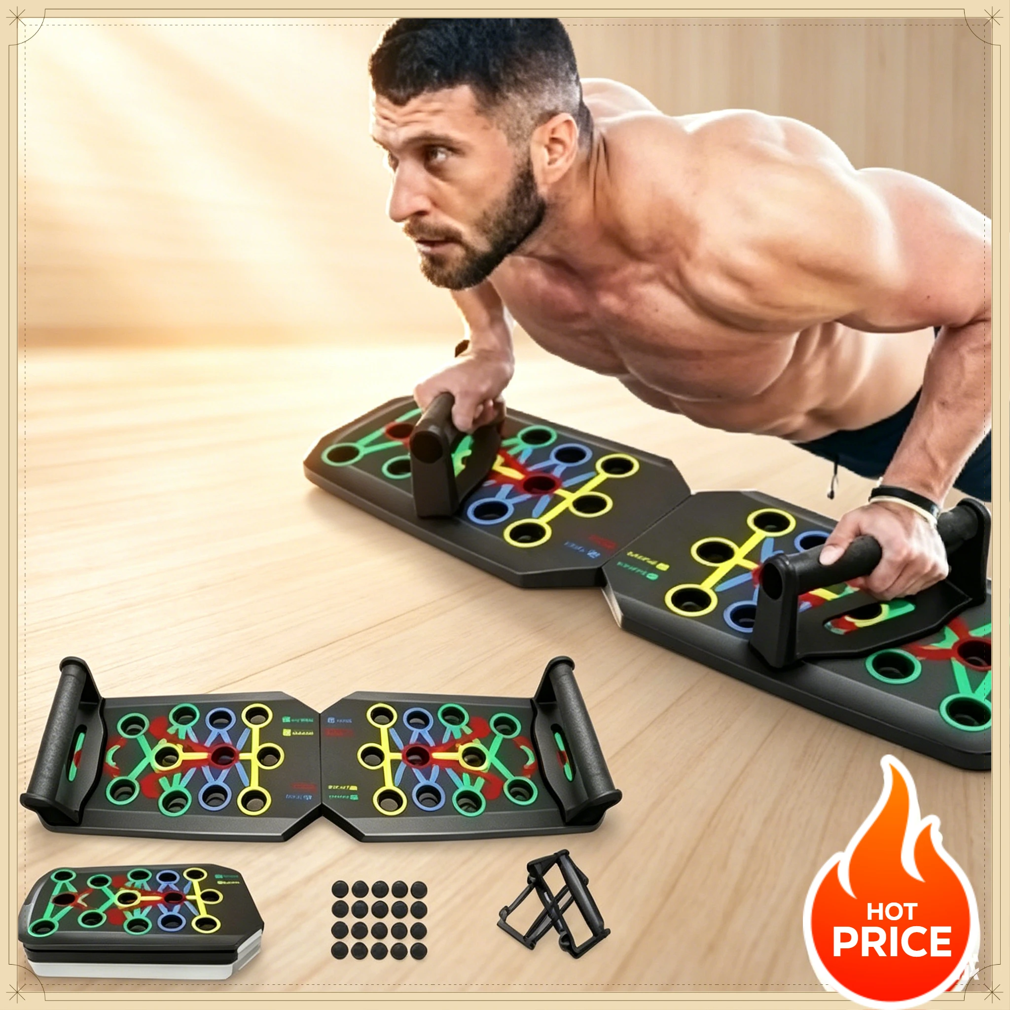Household Foldable Push Up Rac - Push Up Board Foldable Multi Function ulasan dan harga