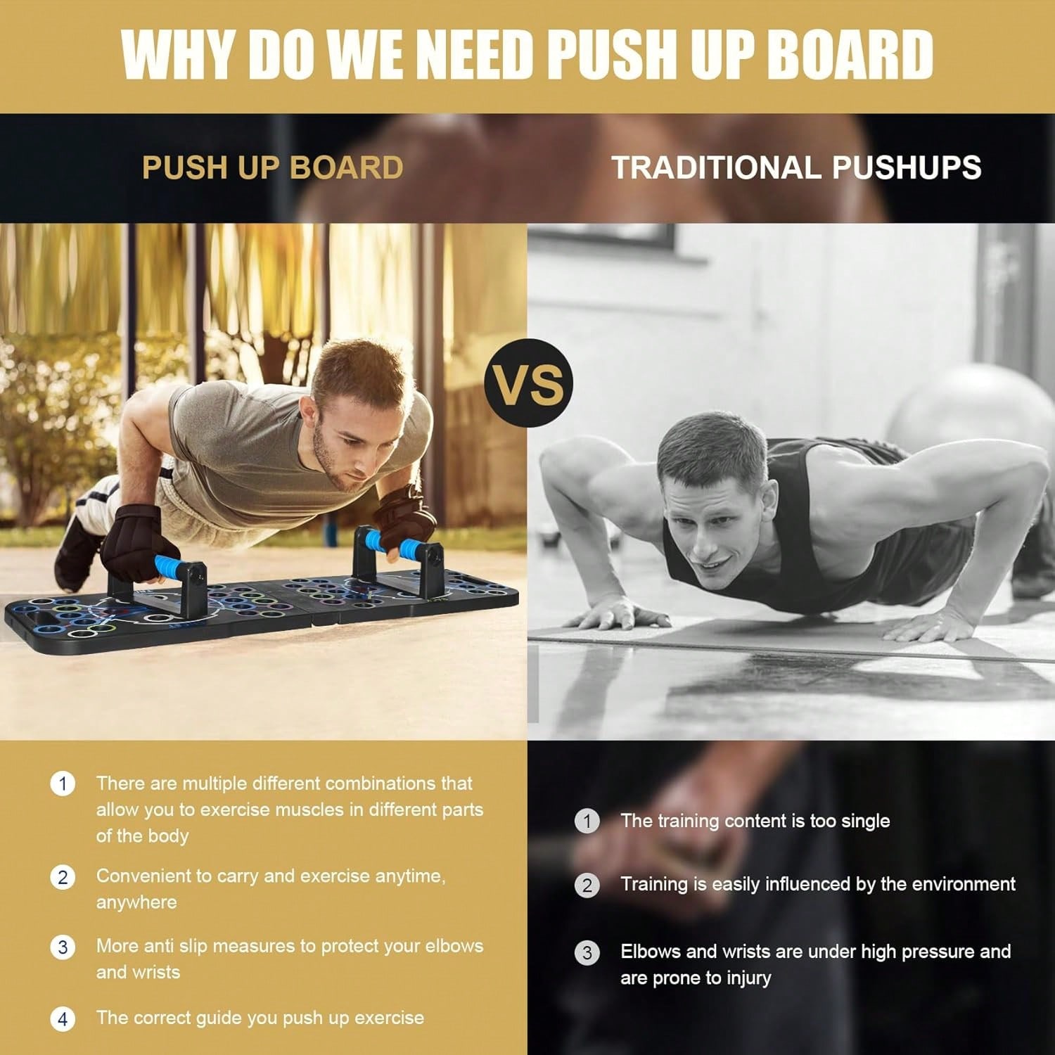 Foldable Push‑Up Board System, - Push Up Board Foldable Multi Function ulasan dan harga