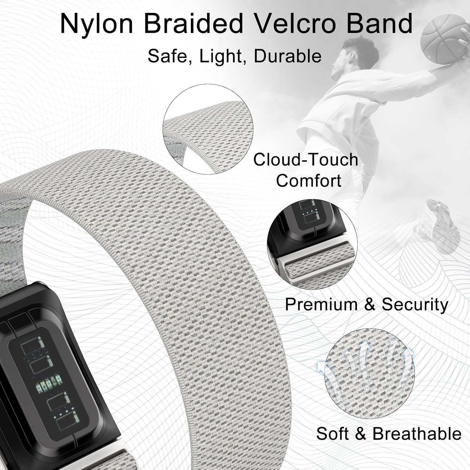 Elastic Nylon Arm Bicep Band F - Resistance Bands Set With Handles ulasan dan harga