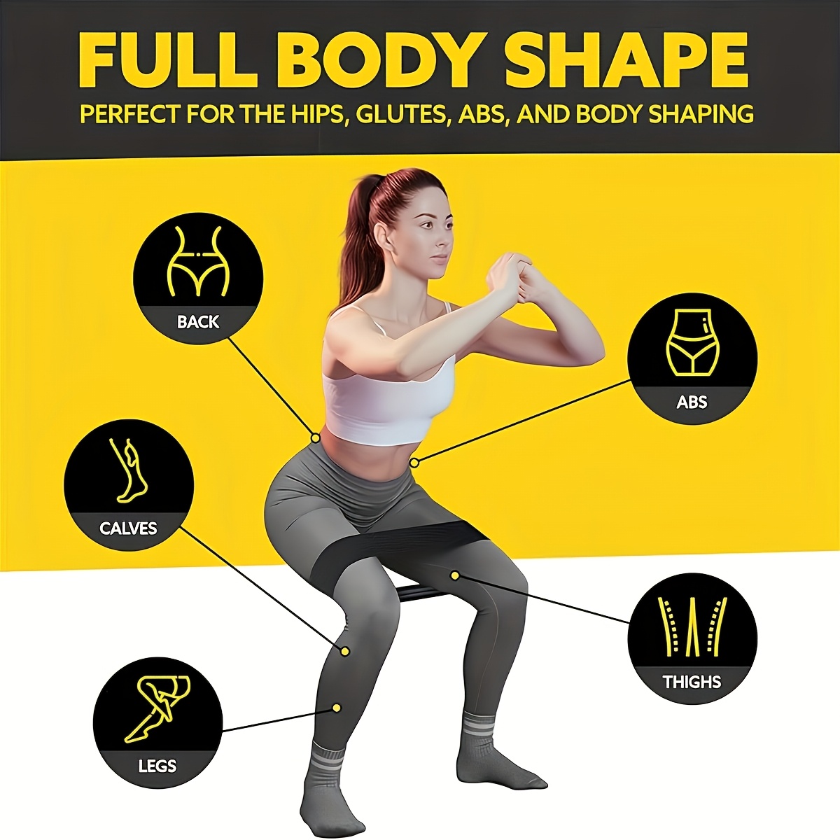 3PCS Resistance Bands Set, Ela - Pilates Bar Kit With Resistance Bands ulasan dan harga
