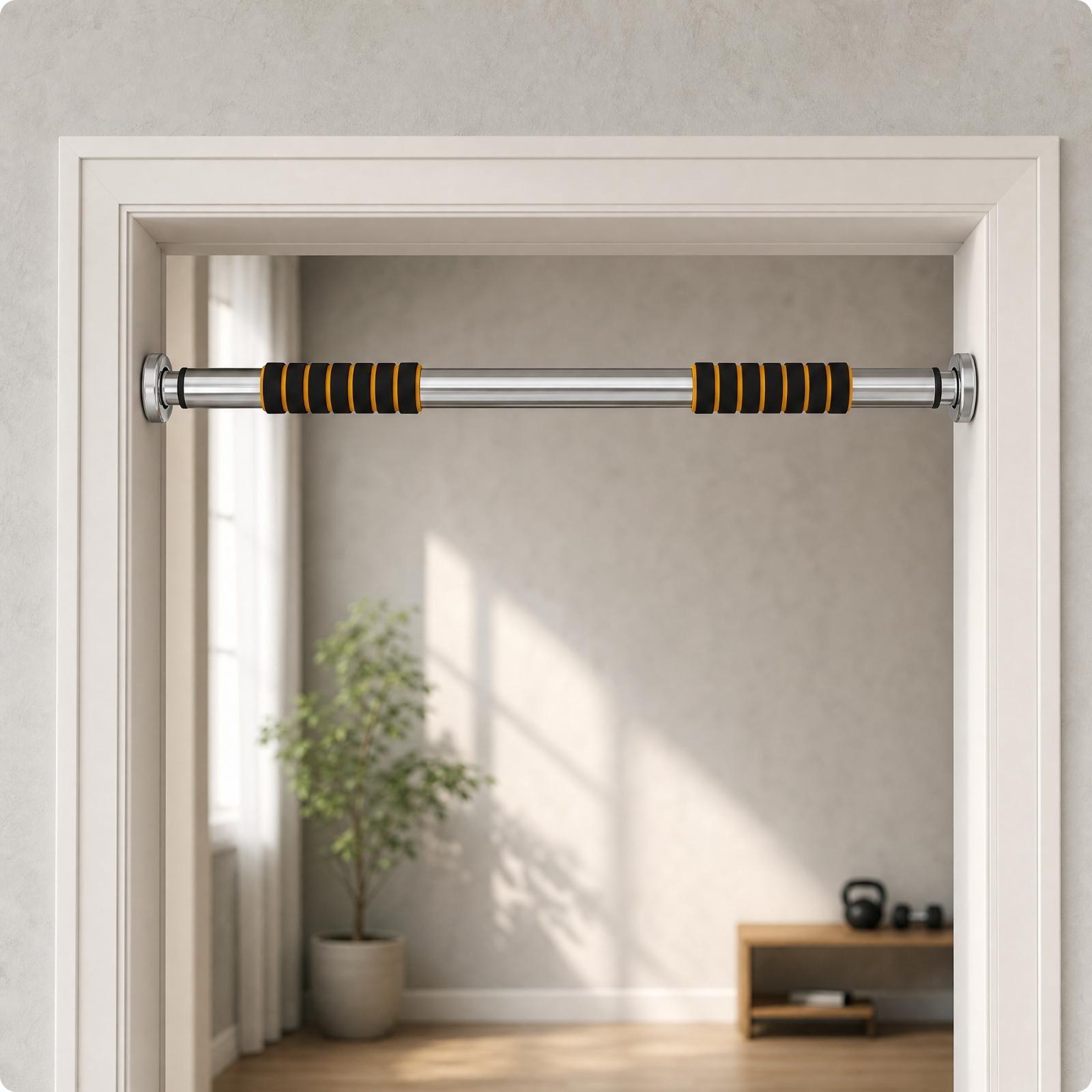 Portable Door Frame Chin Up Ba - Door Pull Up Bar No Screw ulasan dan harga