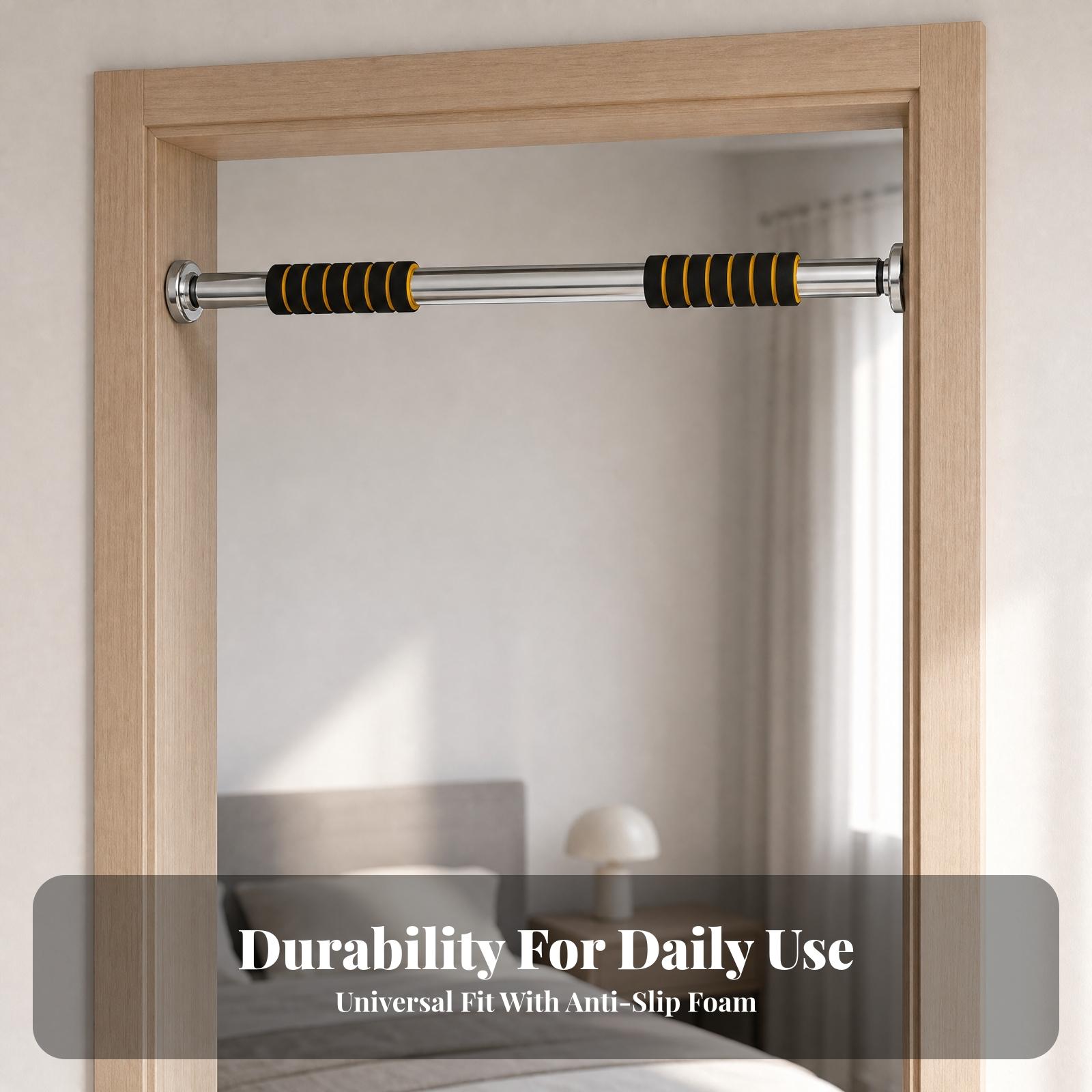 Portable Door Frame Chin Up Ba - Door Pull Up Bar No Screw ulasan dan harga