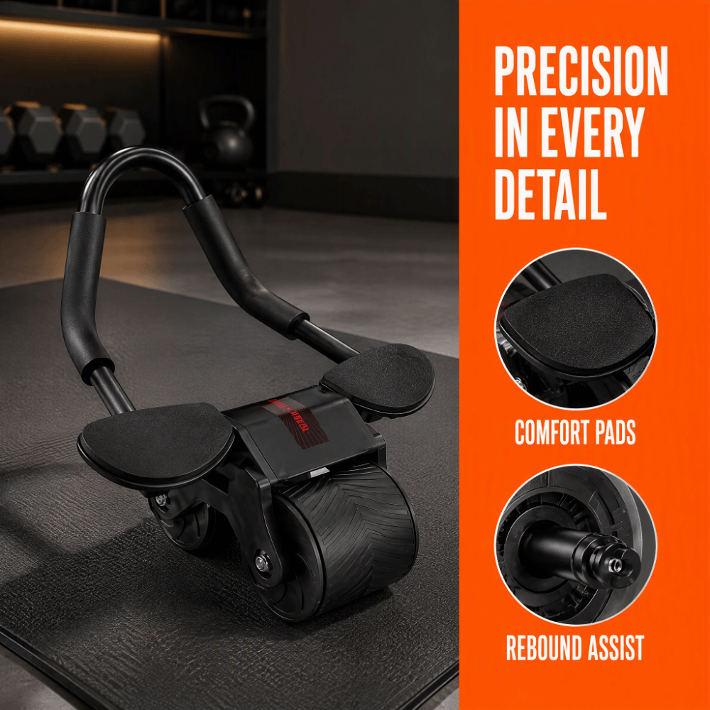 Steel ABS Automatic Rebound Ab - Ab Roller Wheel With Elbow Support ulasan dan harga