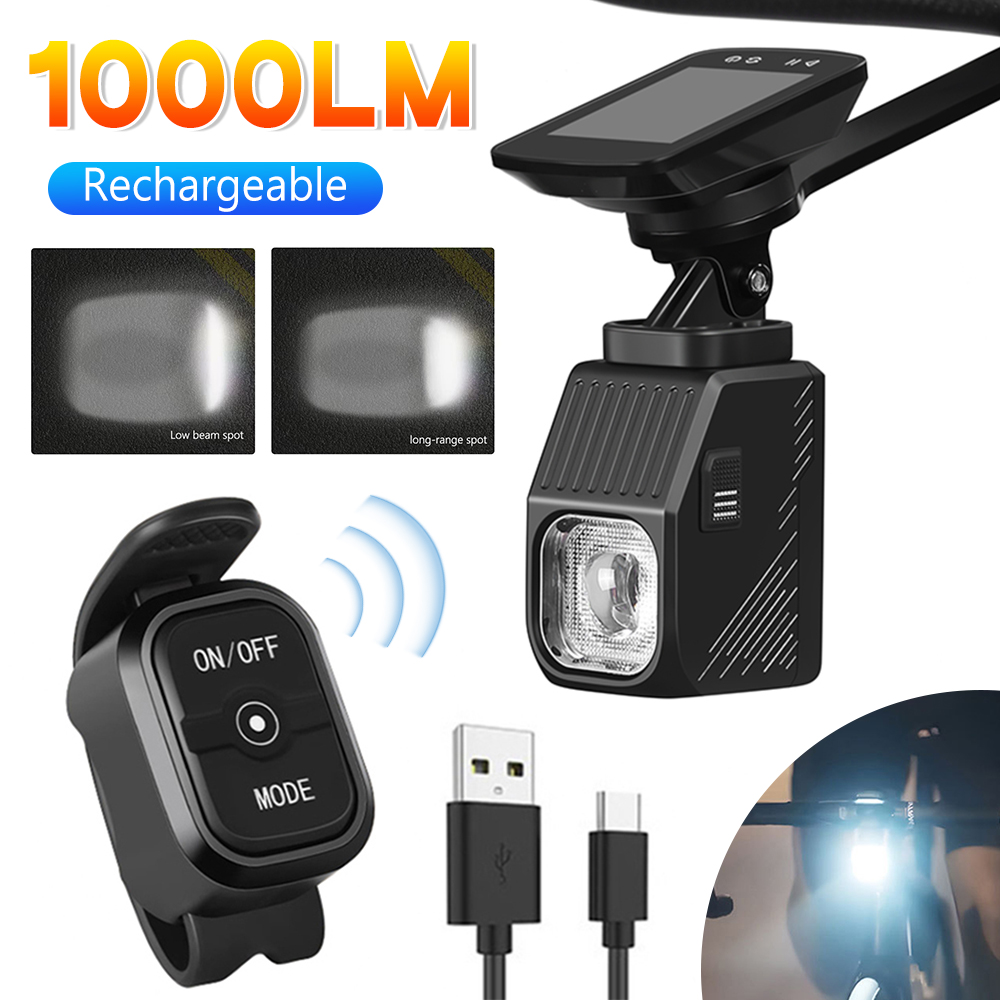 1000 Lumens High Brightness Ro - Rechargeable Bicycle Headlight 1000 Lumen ulasan dan harga