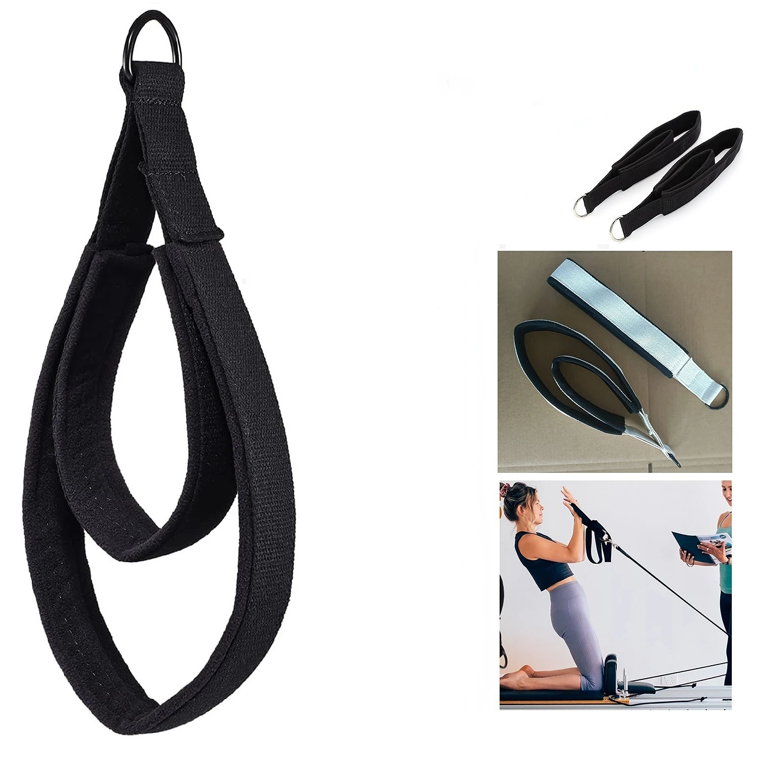 Double Ring Elastic Yoga Pilat - Pilates Bar Kit With Resistance Bands ulasan dan harga