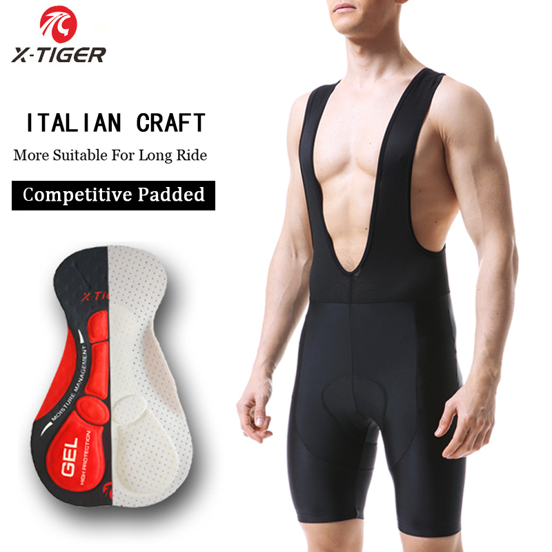 X-TIGER Cycling Bibs Shorts Bi - Padded Cycling Shorts 5D Gel ulasan dan harga