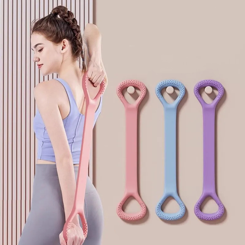 1/3Pcs 8-Shaped Resistance Ban - Pilates Bar Kit With Resistance Bands ulasan dan harga