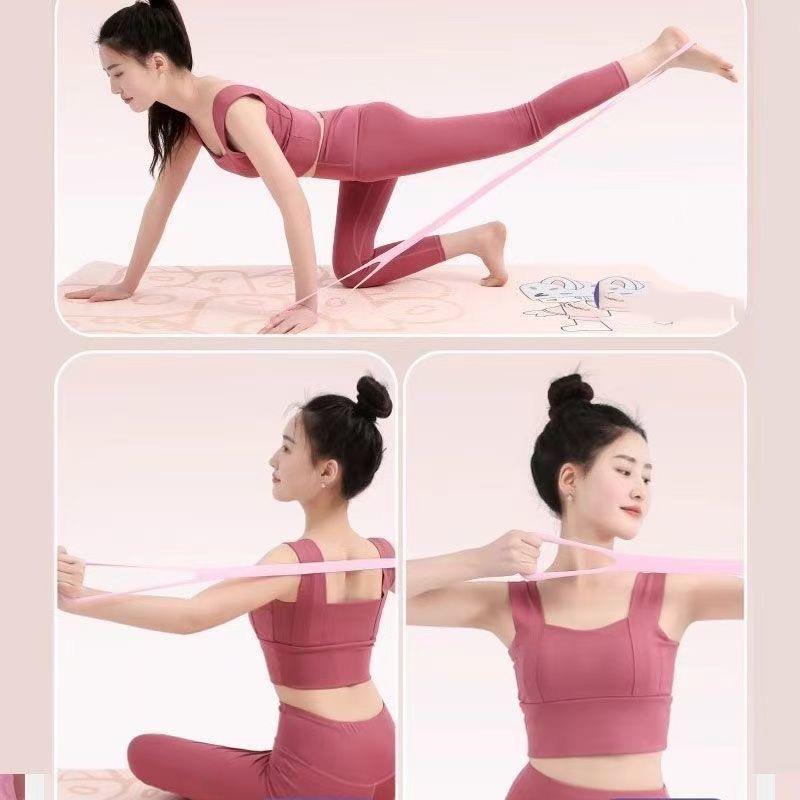 1/3Pcs 8-Shaped Resistance Ban - Pilates Bar Kit With Resistance Bands ulasan dan harga