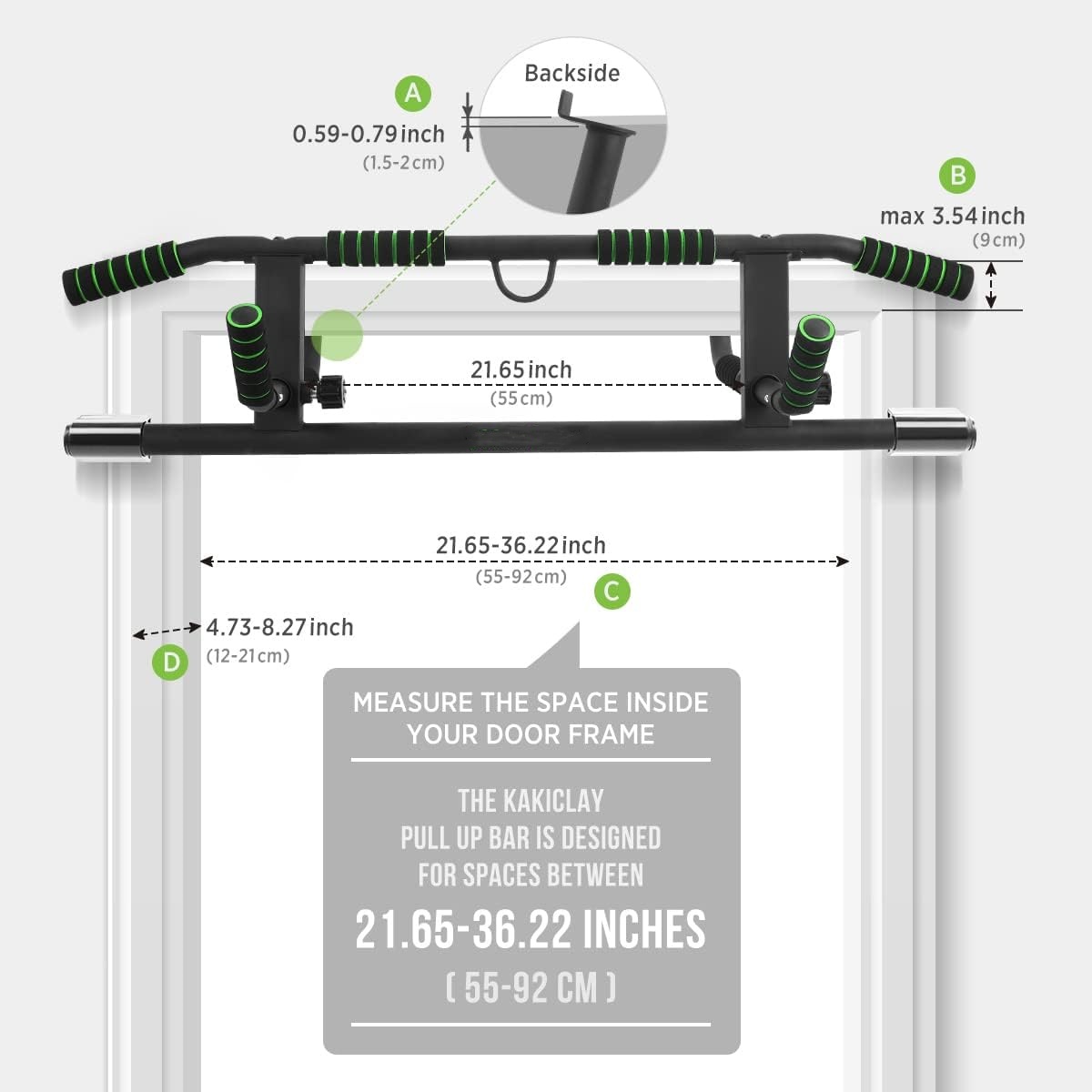 Wellshow Sport Doorway Pull up - Door Pull Up Bar No Screw ulasan dan harga