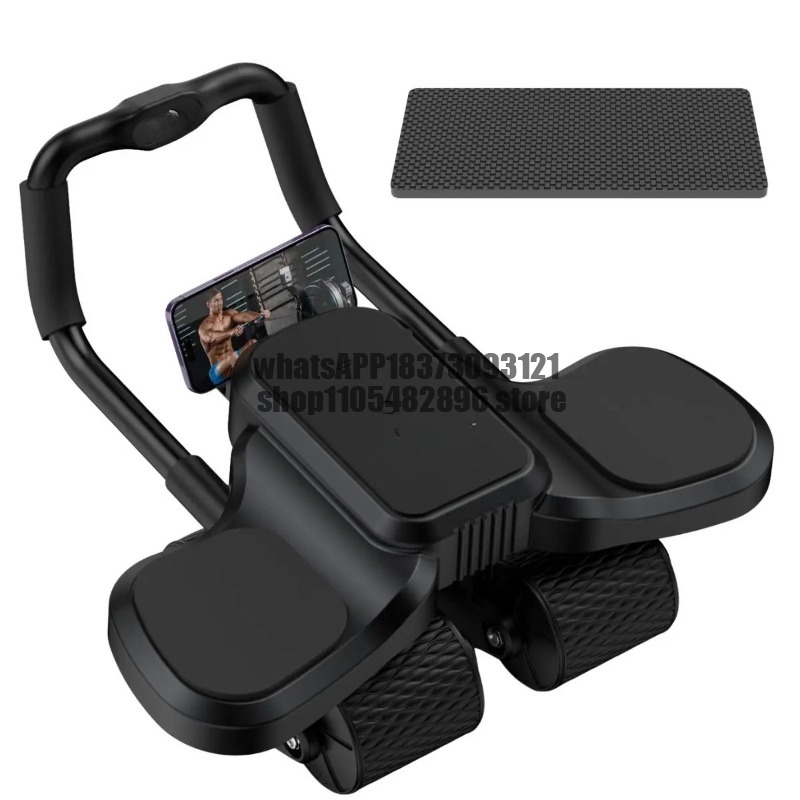 2 in 1 Ab Wheel Roller with El - Ab Roller Wheel With Elbow Support ulasan dan harga