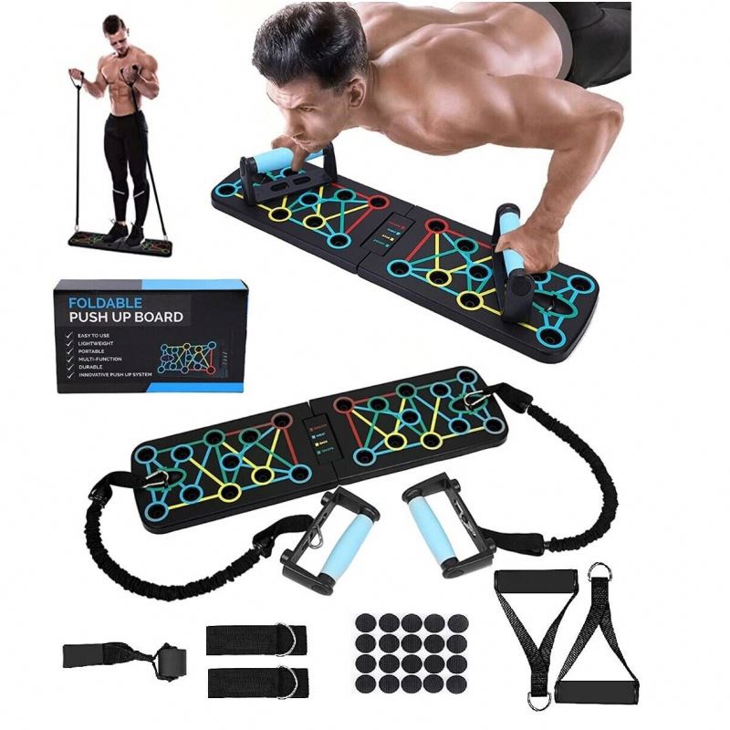 Multifunctional Foldable Exerc - Push Up Board Foldable Multi Function ulasan dan harga