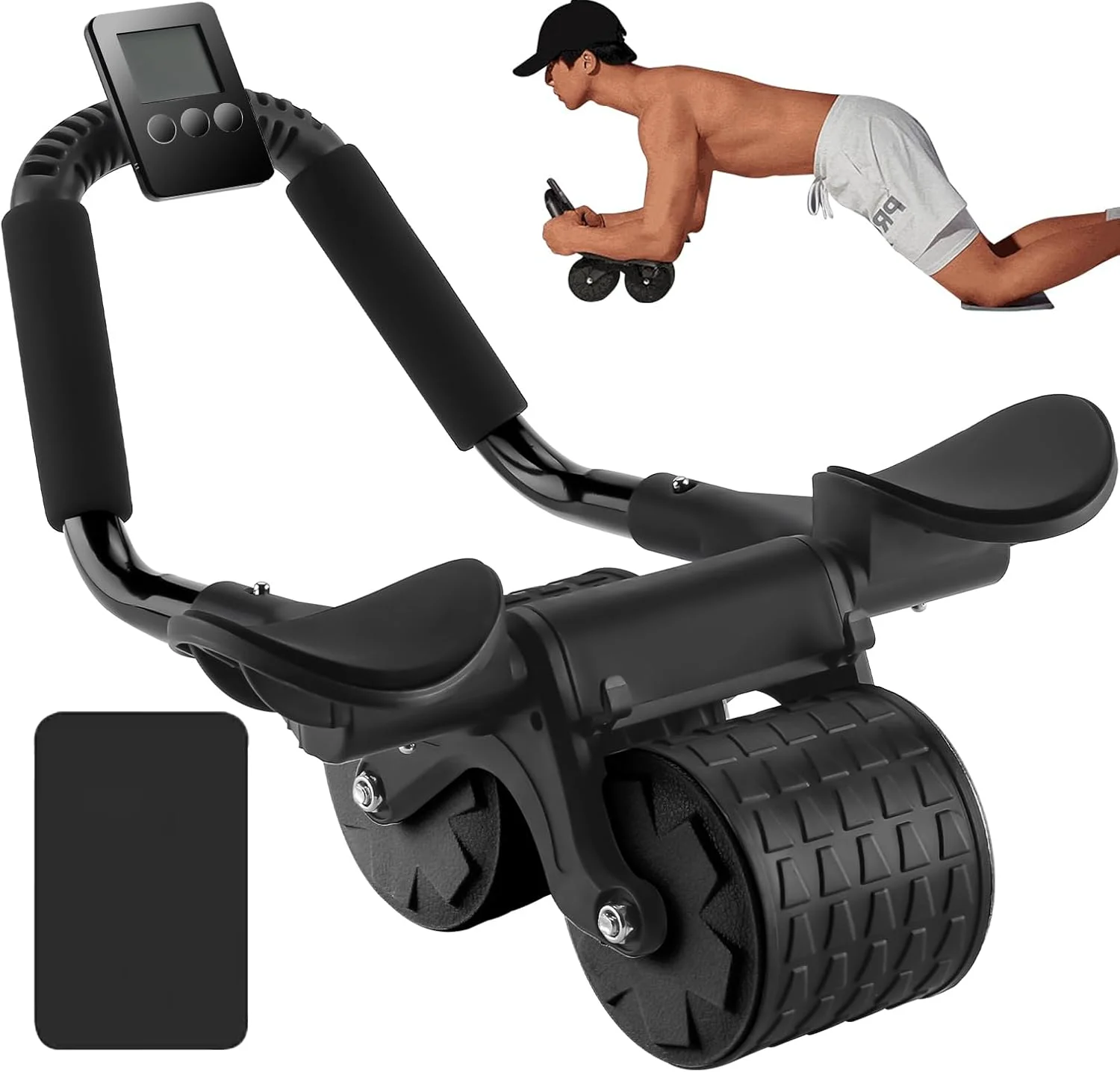 Elbow Support Automatic Reboun - Ab Roller Wheel With Elbow Support ulasan dan harga