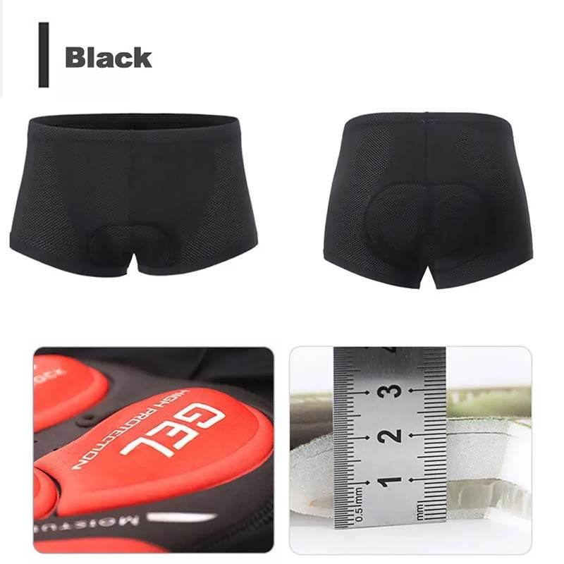 OFFBONDAGE Cycling Shorts Men  - Padded Cycling Shorts 5D Gel ulasan dan harga