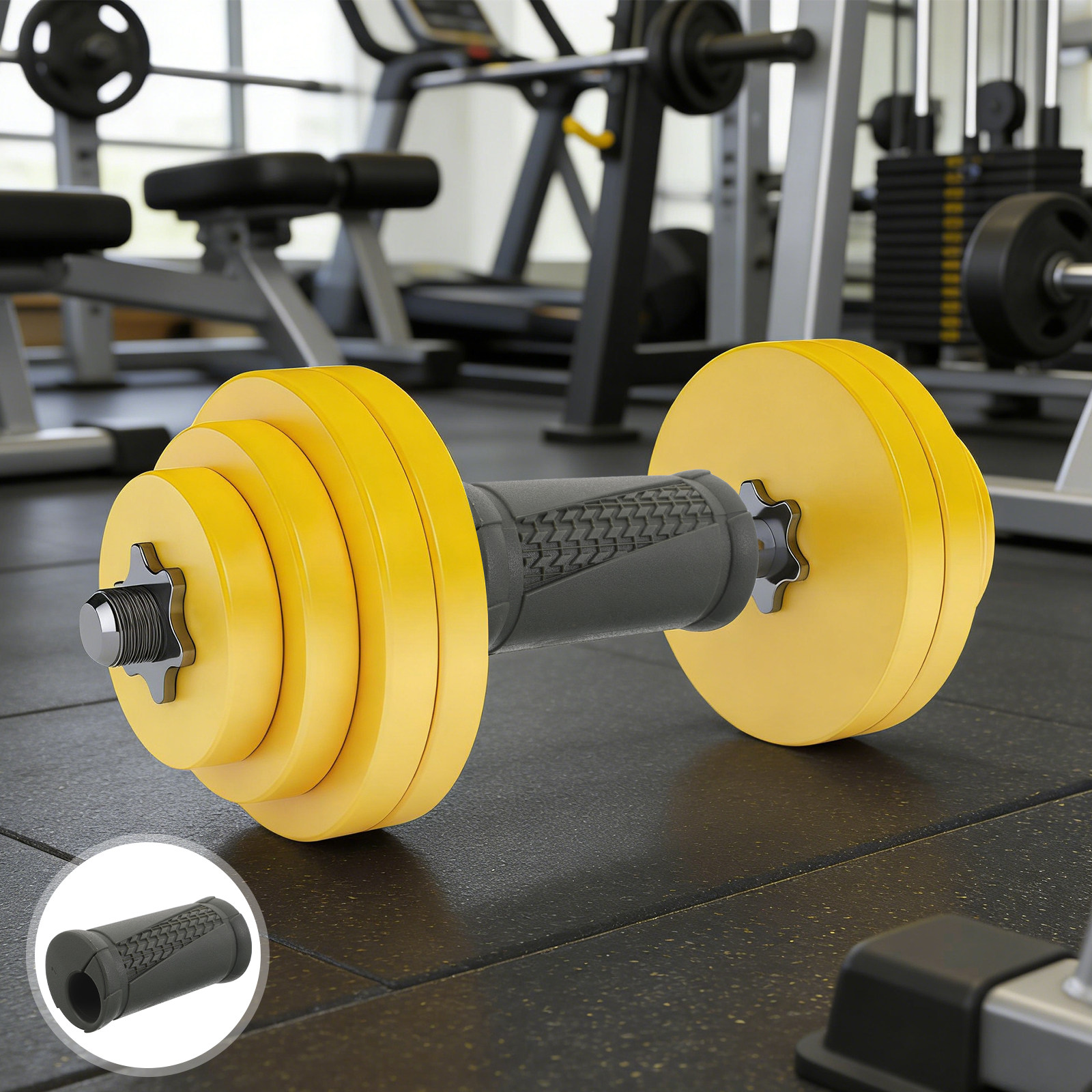 2Pcs Dumbbell Handles Grips No - Fitness Equipment ulasan dan harga