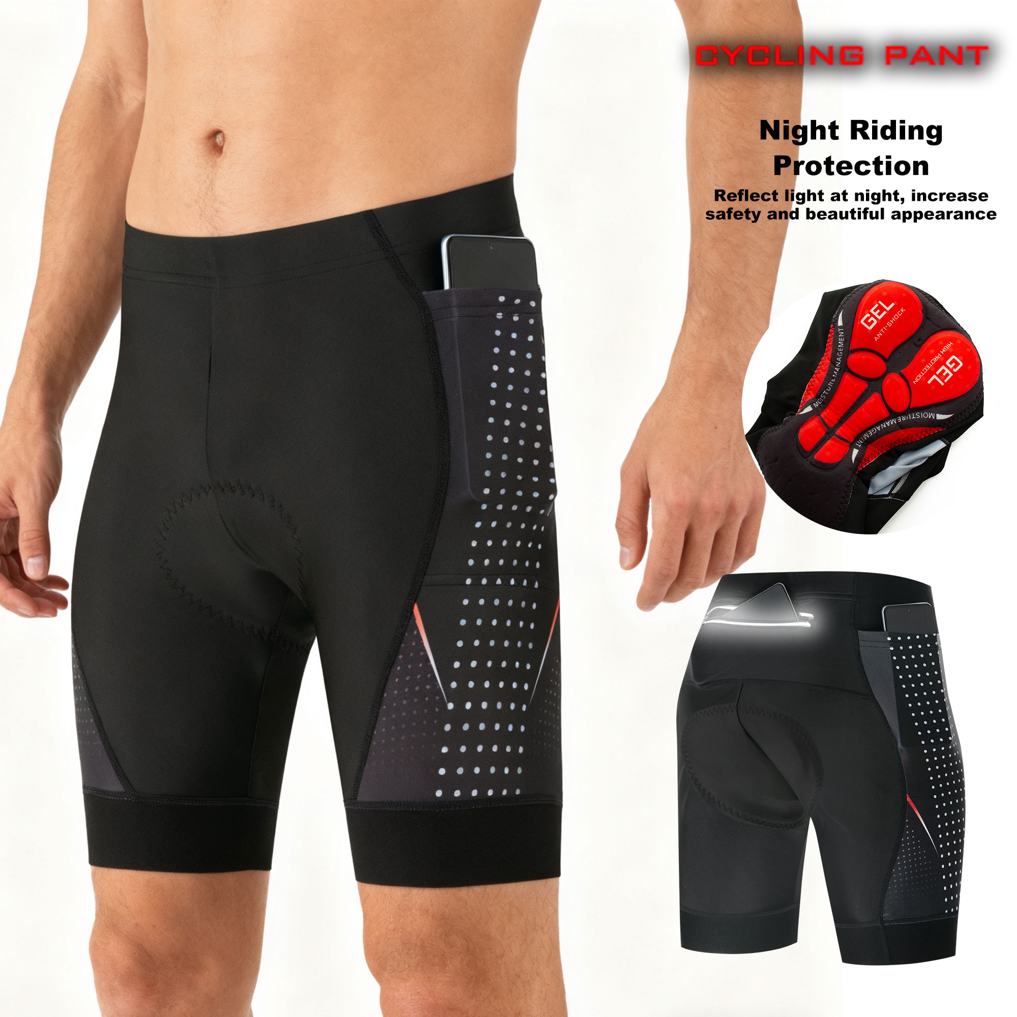 Premium Road Bike Shorts With  - Padded Cycling Shorts 5D Gel ulasan dan harga