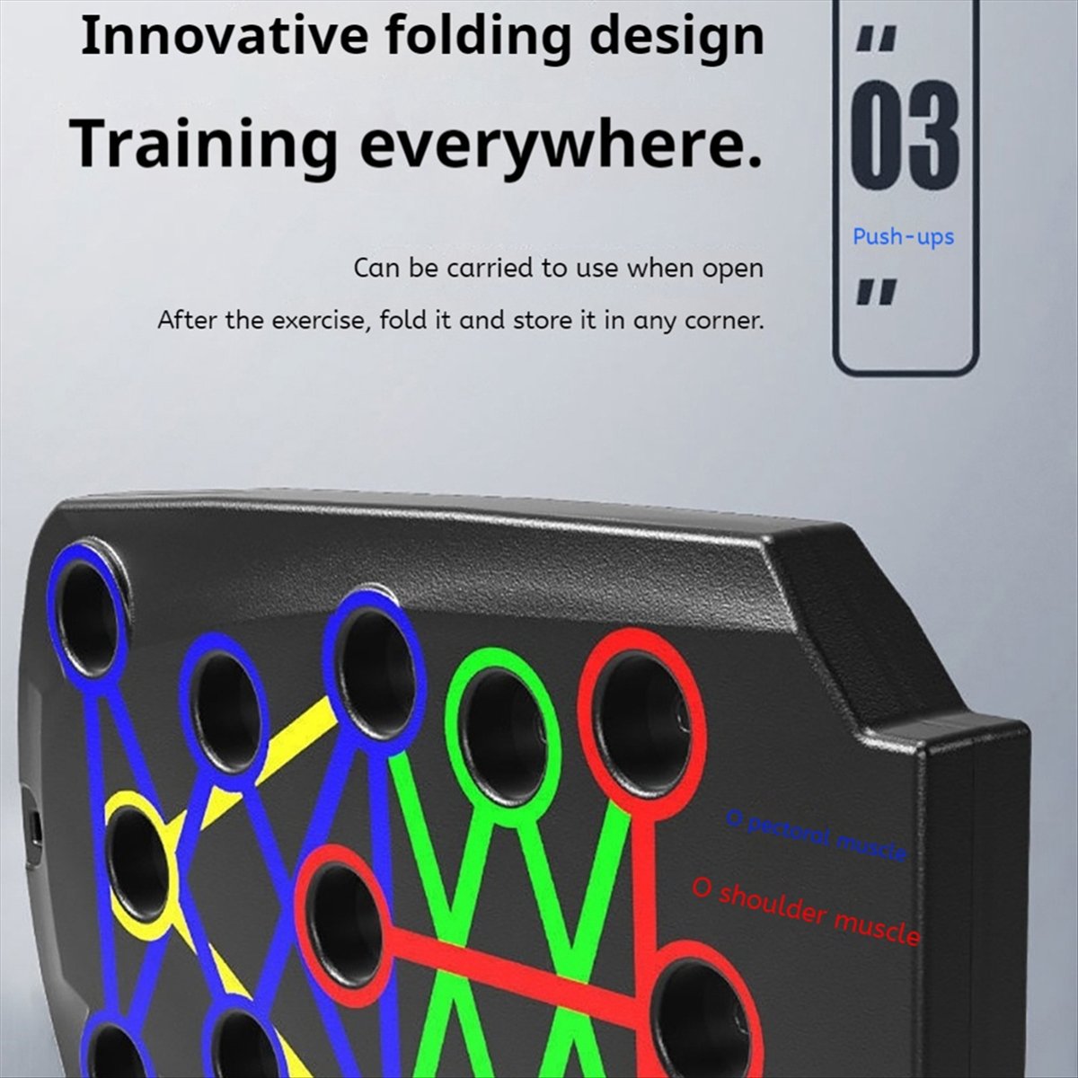 A10R Portable Foldable Push Up - Push Up Board Foldable Multi Function ulasan dan harga