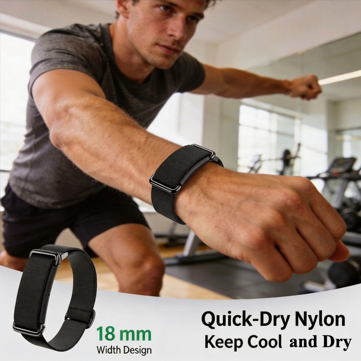 Nylon Magnetic Wristband & Arm - Resistance Bands Set With Handles ulasan dan harga