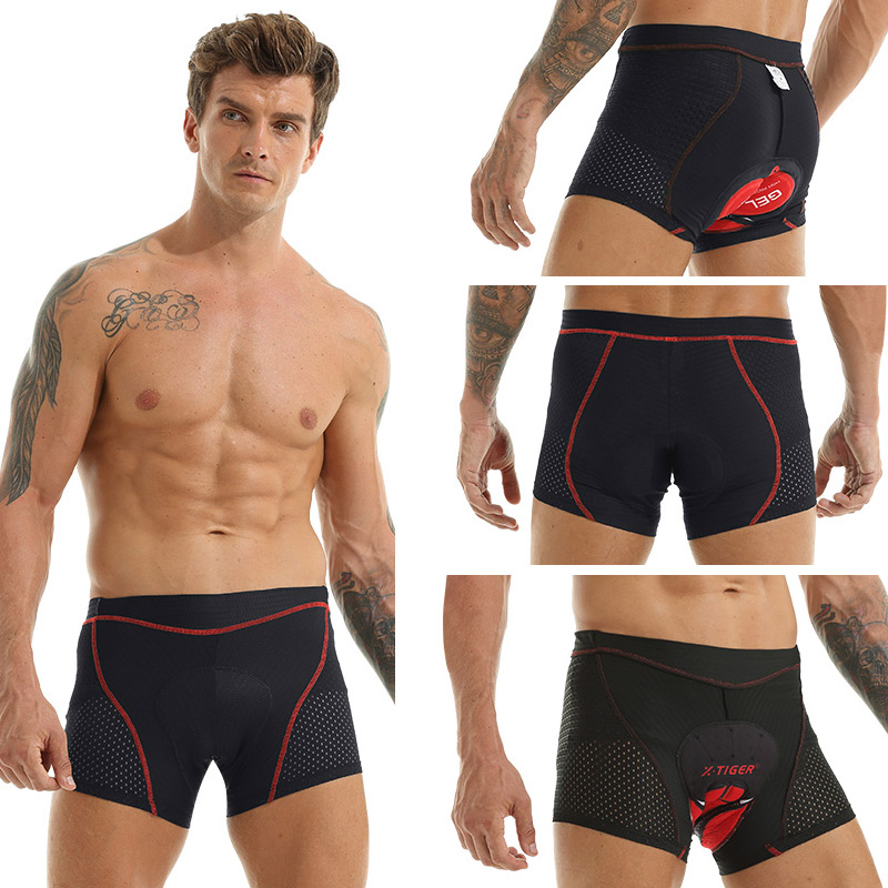 X-Tiger Cycling Underwear Pro  - Padded Cycling Shorts 5D Gel ulasan dan harga