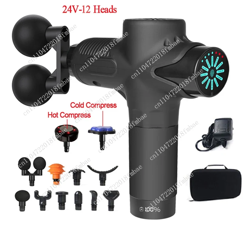 24V professional hot and cold  - Electric Massage Gun Deep Tissue ulasan dan harga