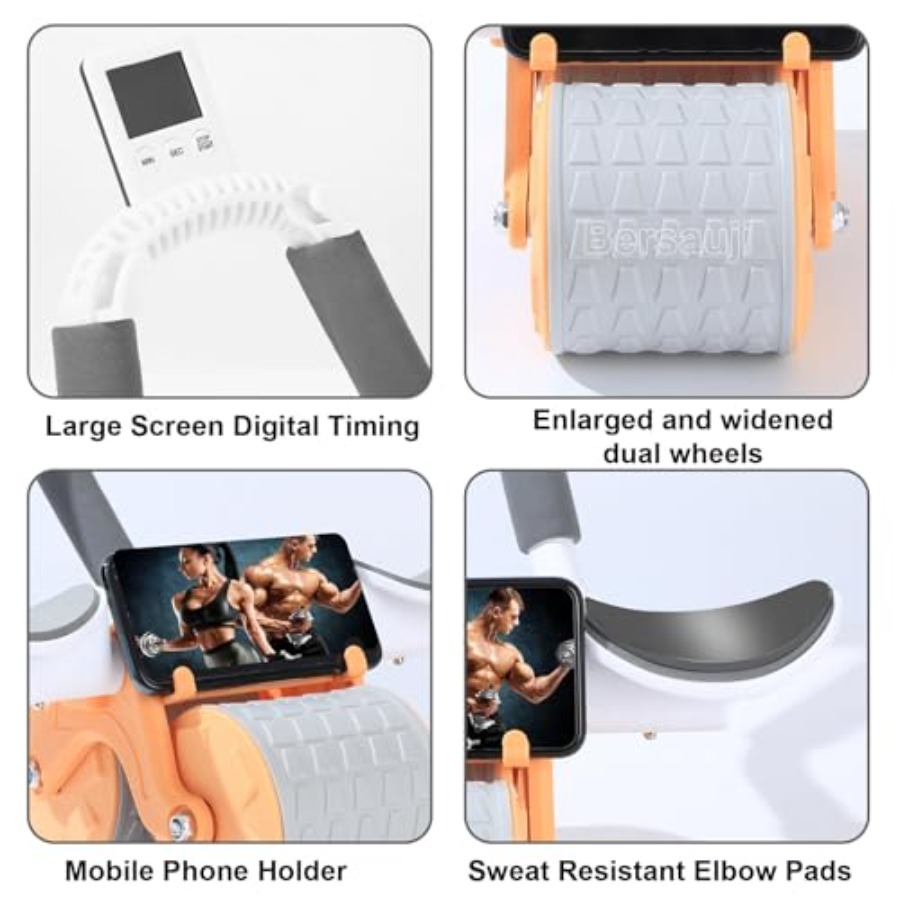 2026 Upgraded Ab Roller Wheel  - Ab Roller Wheel With Elbow Support ulasan dan harga