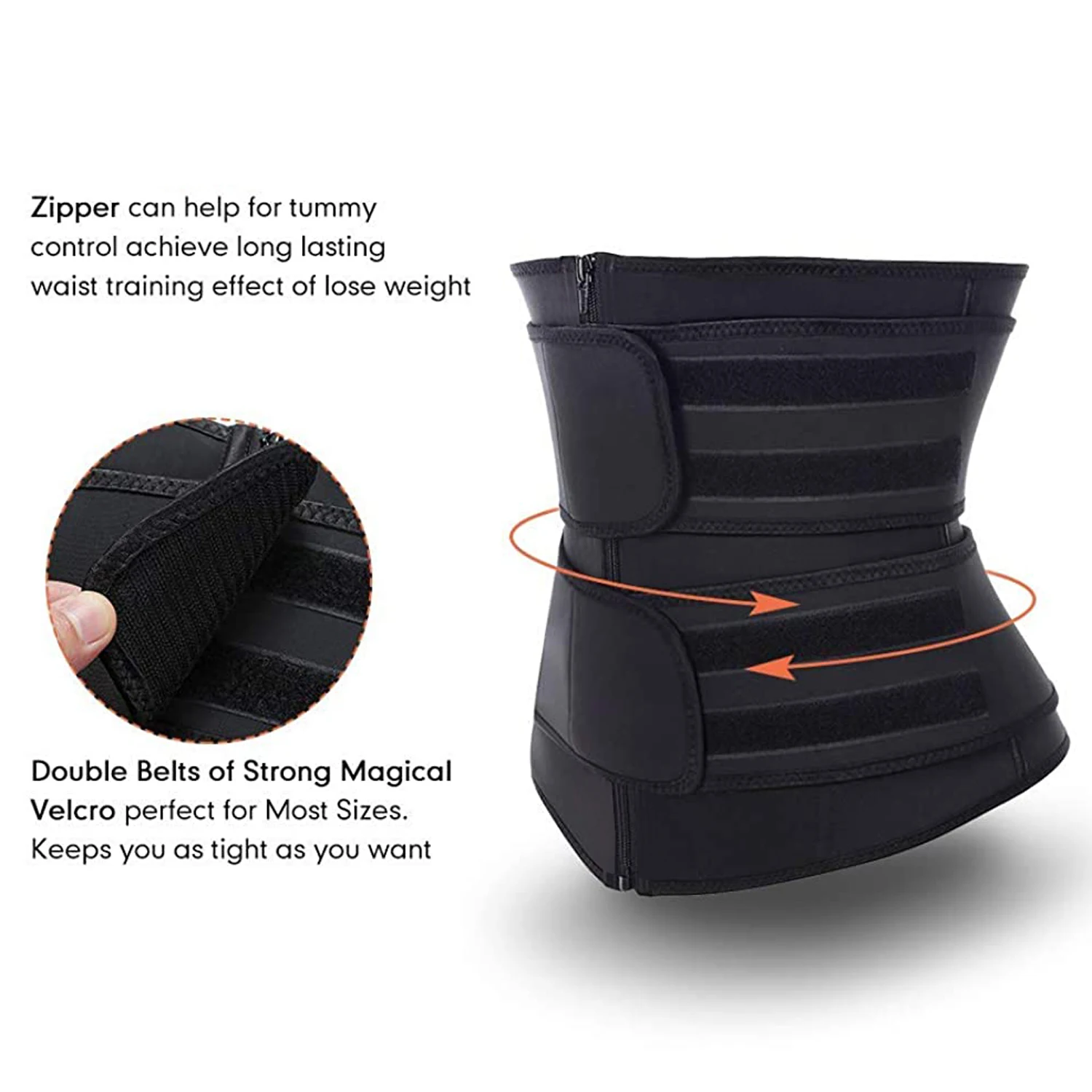 Neopren Waist Trainer Workout  - Sweat Waist Trainer Belt Neoprene ulasan dan harga
