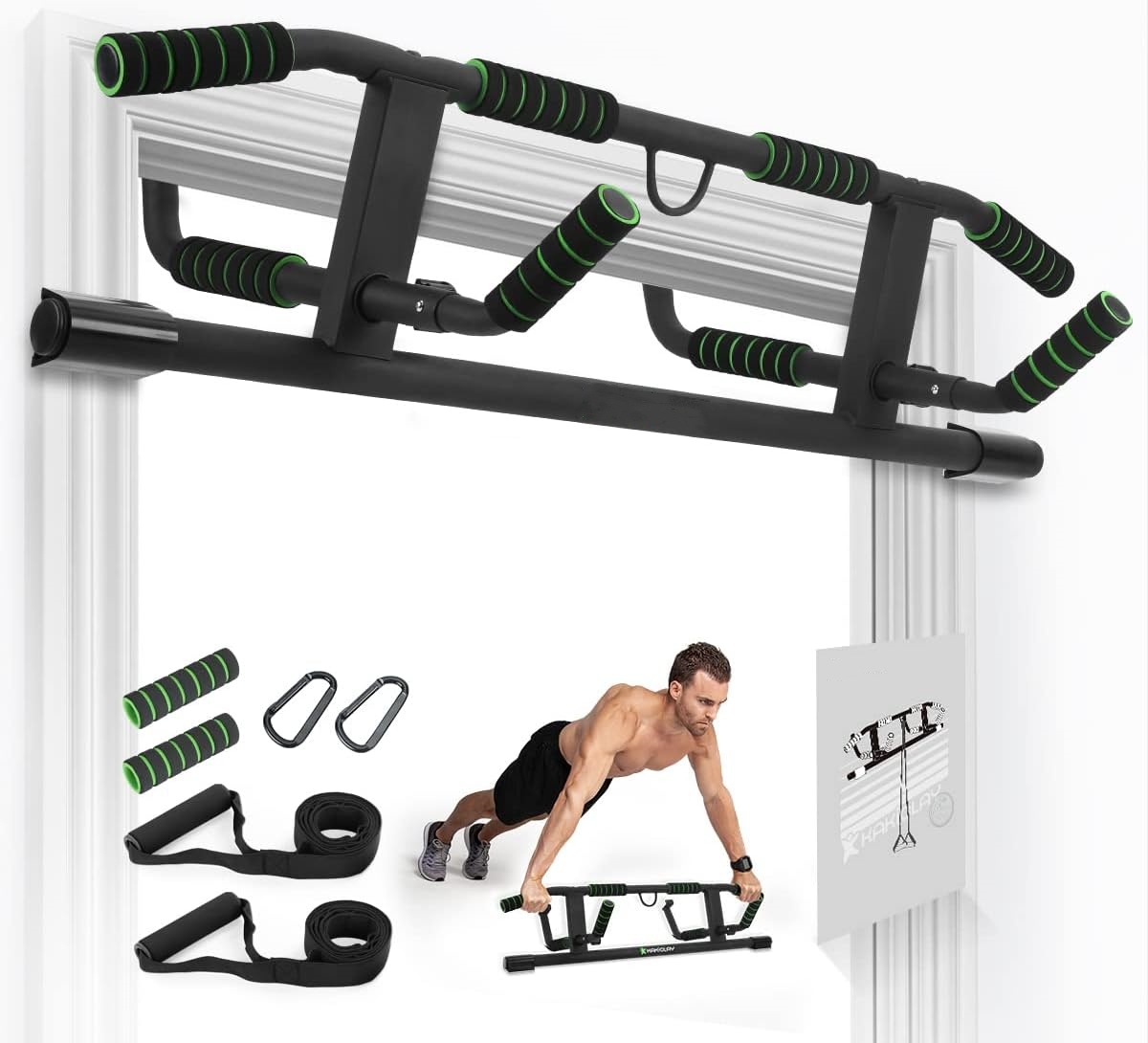 Doorway Pull up Bar Chin up Di - Door Pull Up Bar No Screw ulasan dan harga