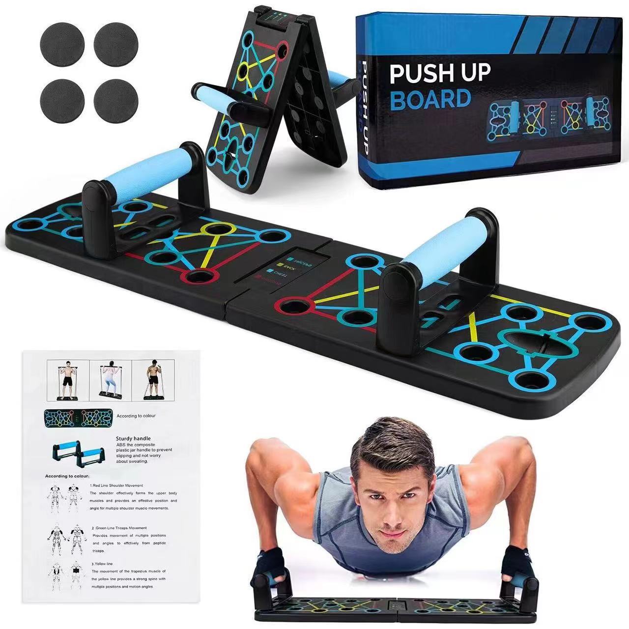 Portable Multifunctional Push- - Push Up Board Foldable Multi Function ulasan dan harga