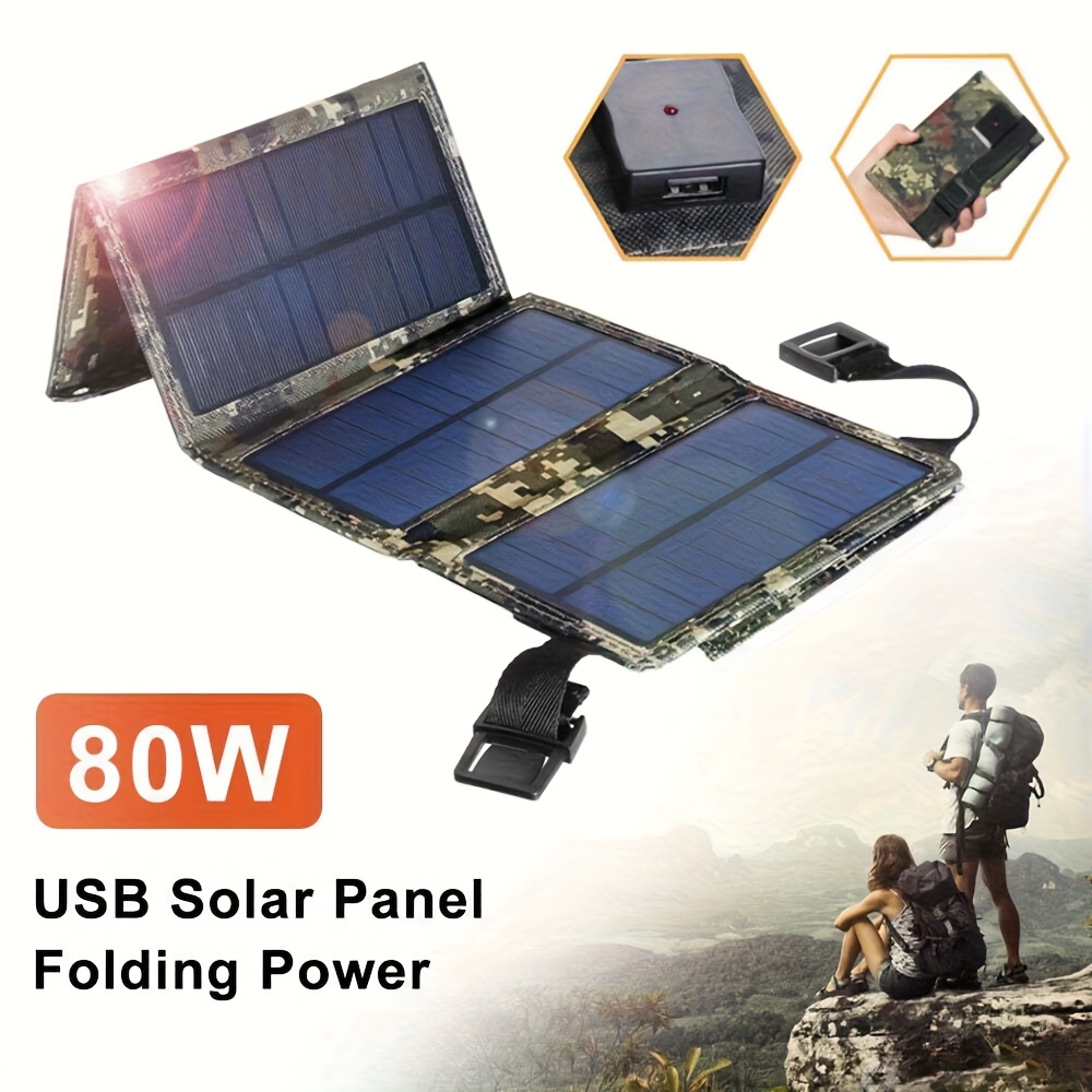 [Solar Panel] 80W Portable Fol - Hiking ulasan dan harga
