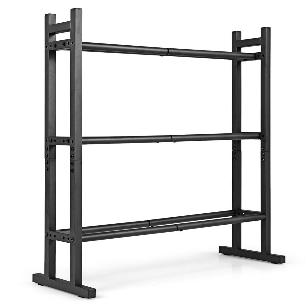 Heavy Duty 3-Tier Dumbbell Rac - Fitness Equipment ulasan dan harga