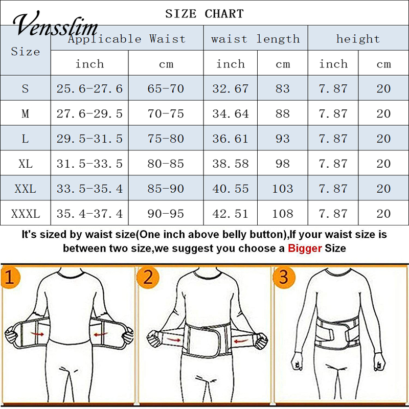 Vensslim Slimming Compression  - Sweat Waist Trainer Belt Neoprene ulasan dan harga