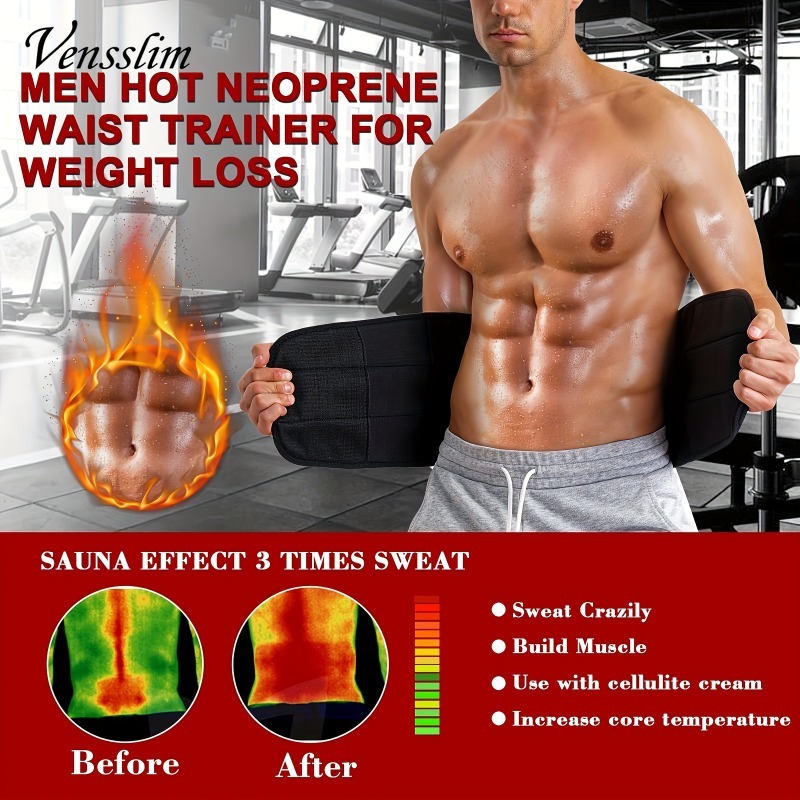 Vensslim Slimming Compression  - Sweat Waist Trainer Belt Neoprene ulasan dan harga