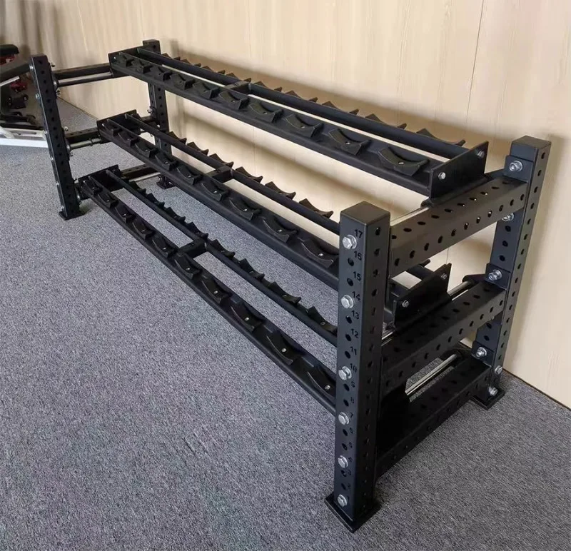 Commercial Dumbbell Storage Ra - Fitness Equipment ulasan dan harga