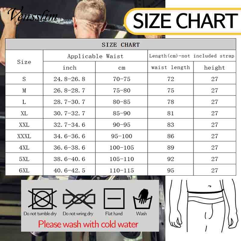 Vensslim Men Waist Trainer Tri - Sweat Waist Trainer Belt Neoprene ulasan dan harga