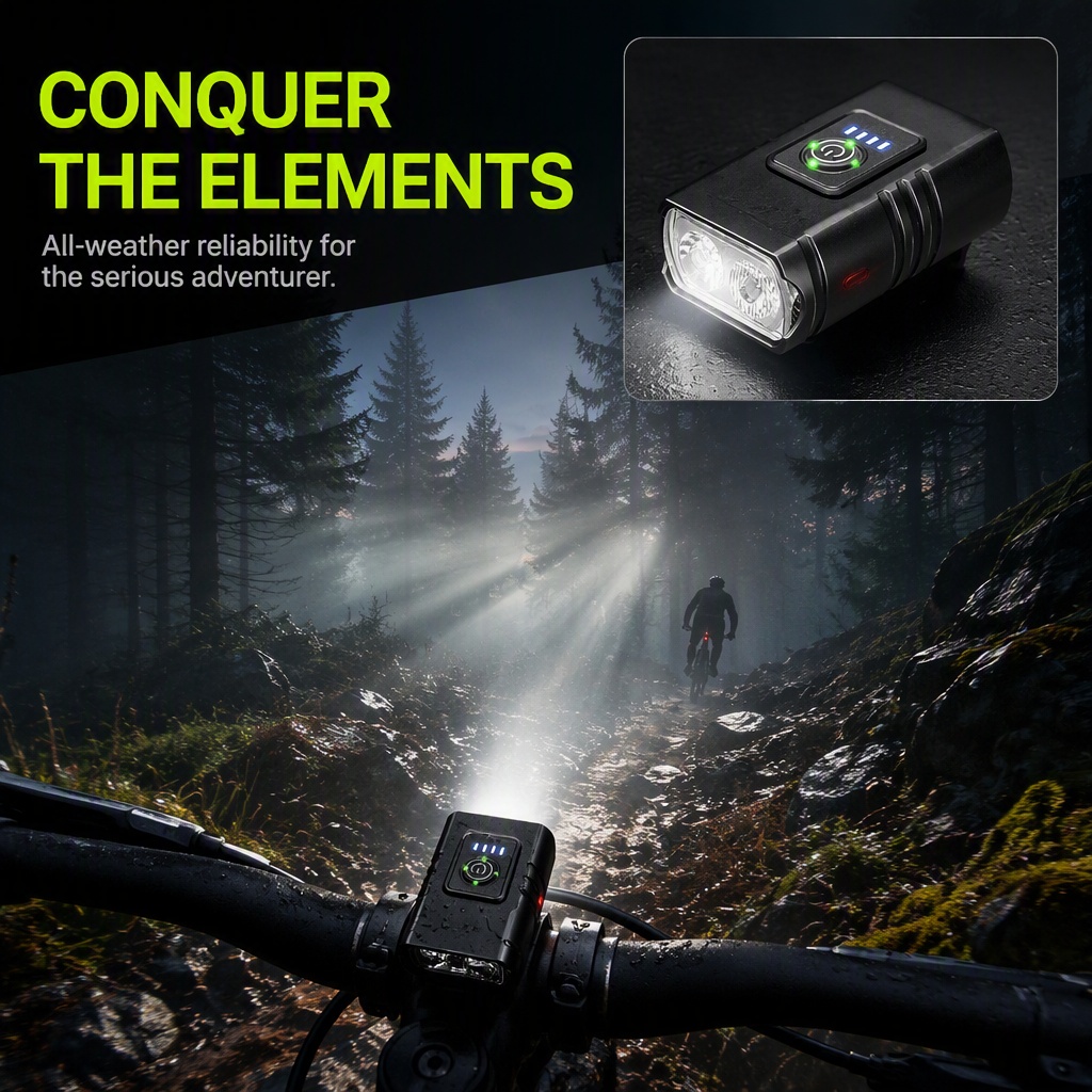 Bike Light USB Rechargeable LE - Rechargeable Bicycle Headlight 1000 Lumen ulasan dan harga