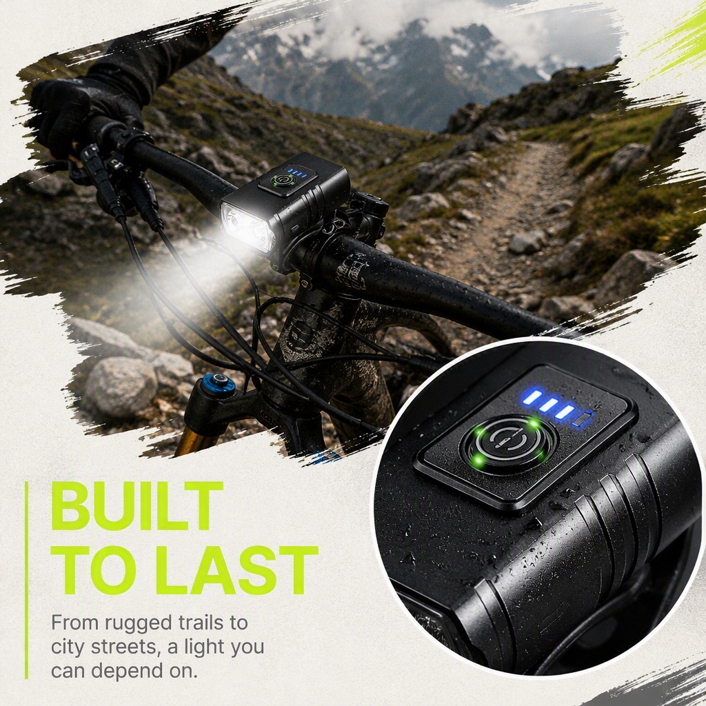 Bike Light USB Rechargeable LE - Rechargeable Bicycle Headlight 1000 Lumen ulasan dan harga