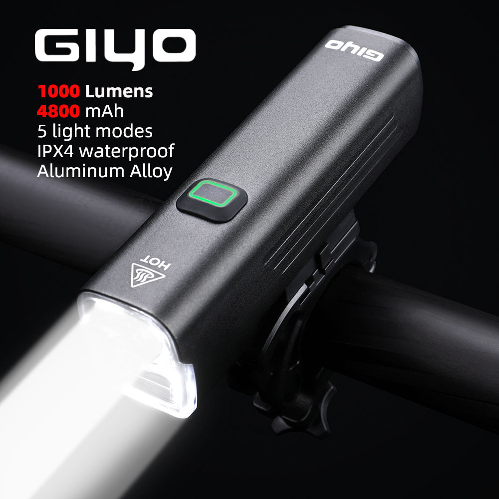 GIYO 1000 Lumens Bicycle Light - Rechargeable Bicycle Headlight 1000 Lumen ulasan dan harga