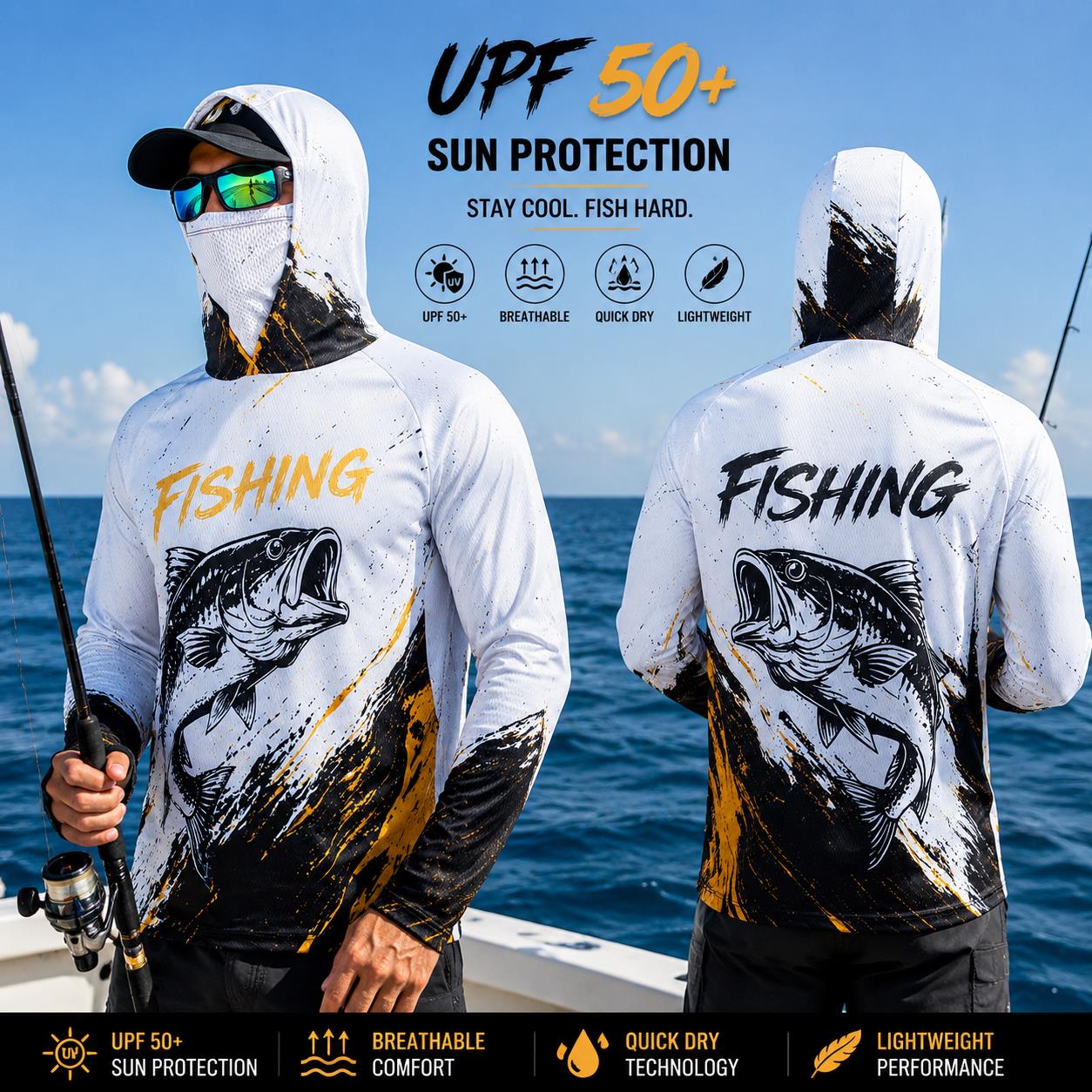 Quick Dry Breathable Men Fishi - Fishing ulasan dan harga