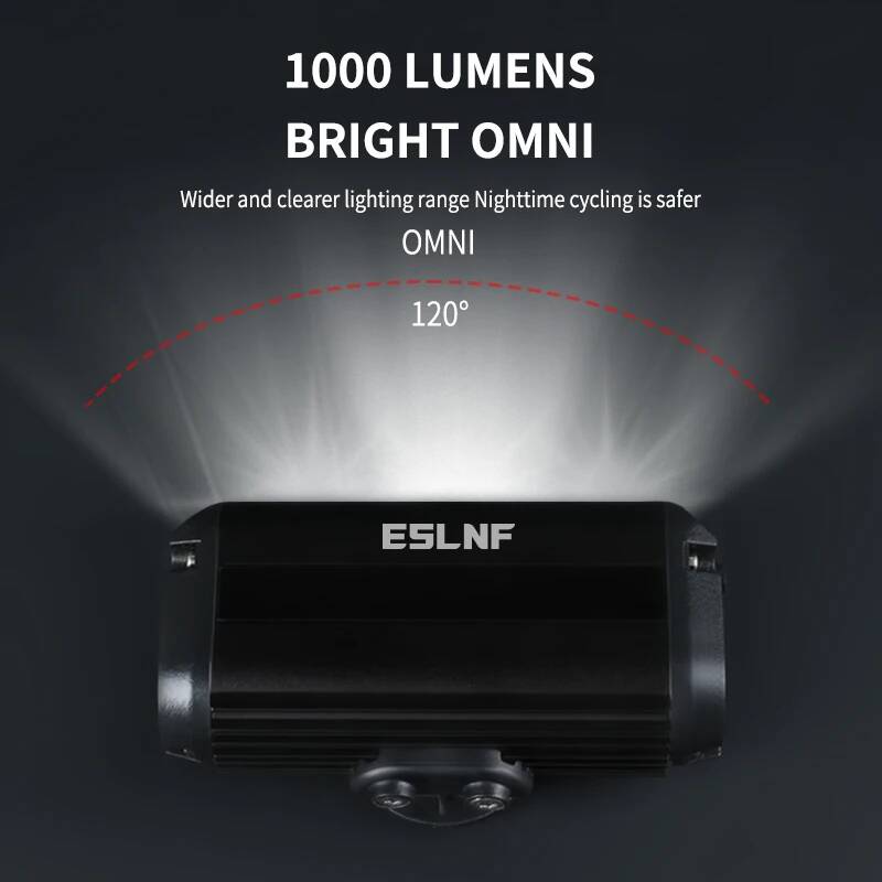 ESLNF Bike 1000 Alloy Highligh - Rechargeable Bicycle Headlight 1000 Lumen ulasan dan harga